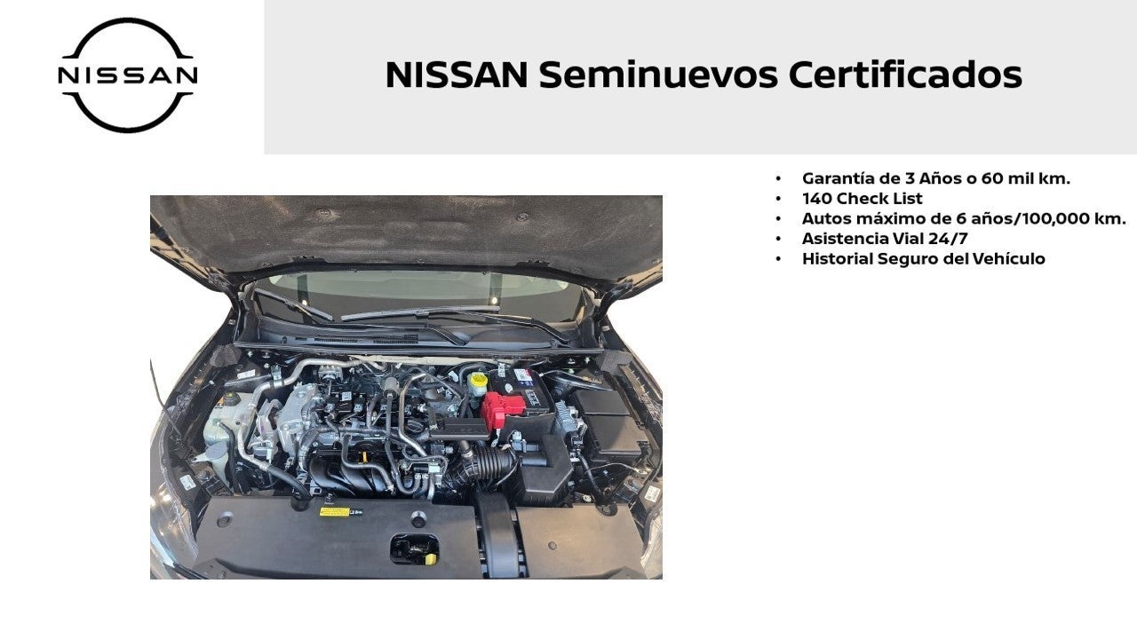 2023 Nissan Sentra ADVANCE L4 2.0L 145 CP 4 PUERTAS AUT BA AA