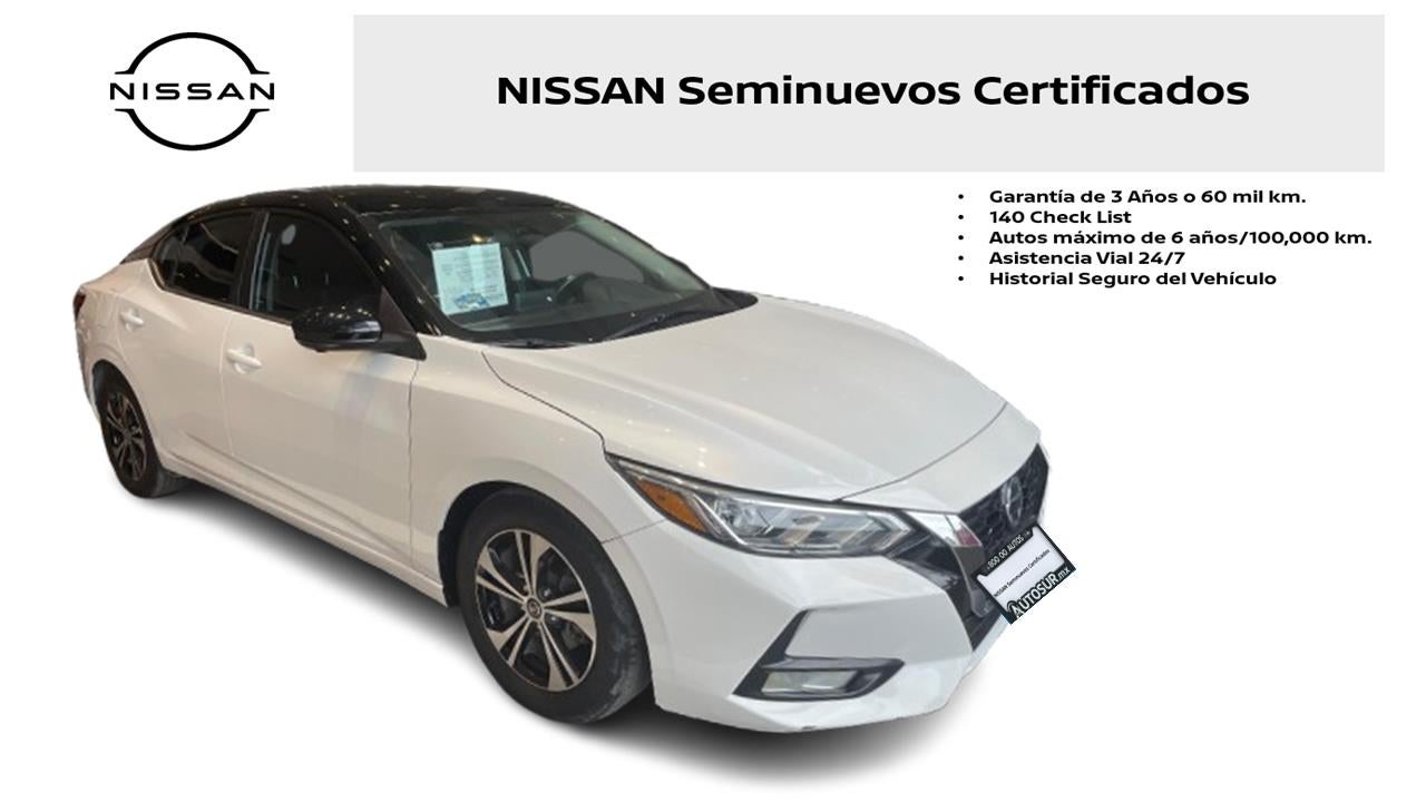 2022 Nissan Sentra ADVANCE L4 2.0L 145 CP 4 PUERTAS AUT BA AA