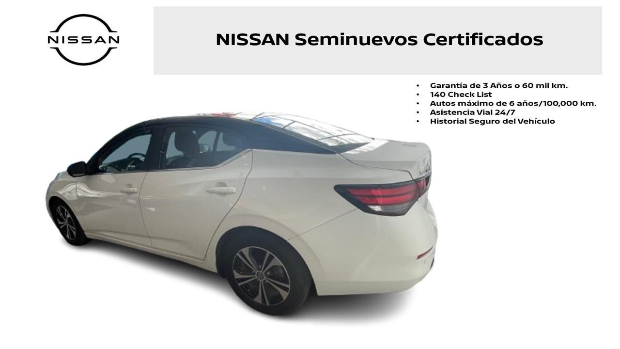 2022 Nissan Sentra ADVANCE L4 2.0L 145 CP 4 PUERTAS AUT BA AA