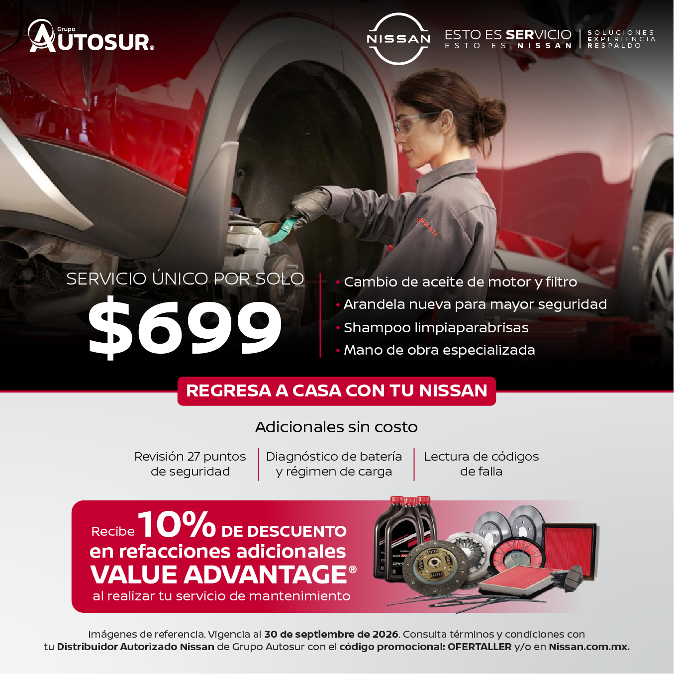 Mantenimiento Nissan